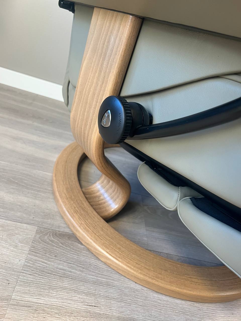 Stressless Bliss Power lenestol (L) i olivengrønt skinn