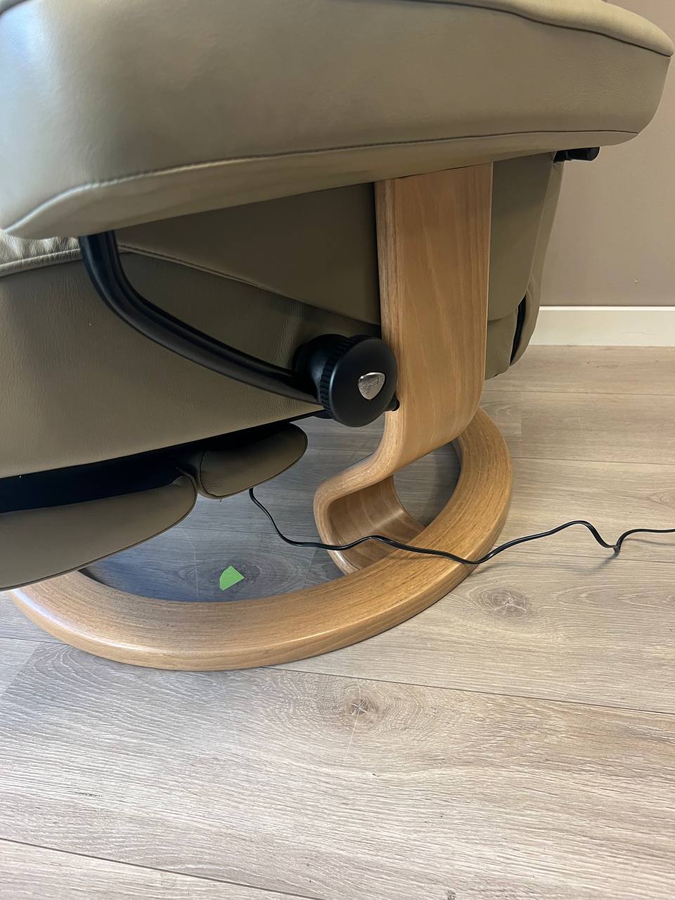 Stressless Bliss Power lenestol (L) i olivengrønt skinn