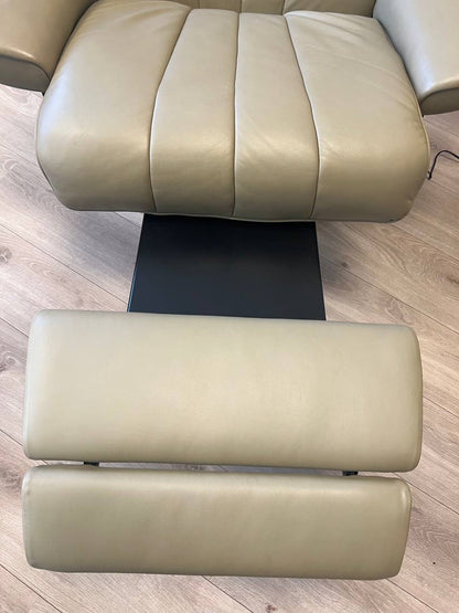 Stressless Bliss Power lenestol (L) i olivengrønt skinn