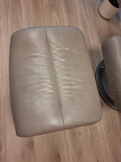 Stressless Capri signatur (M) lenestol m/krakk i grå