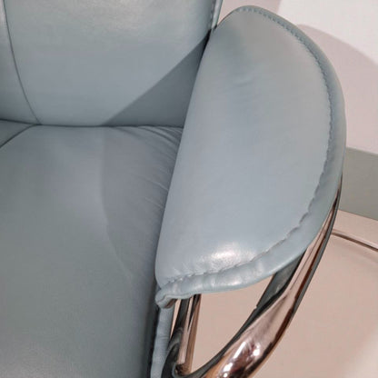 City Star Stressless lenestol m/krakk – Blå skinn | Ekornes kvalitet hos MøbelGlede
