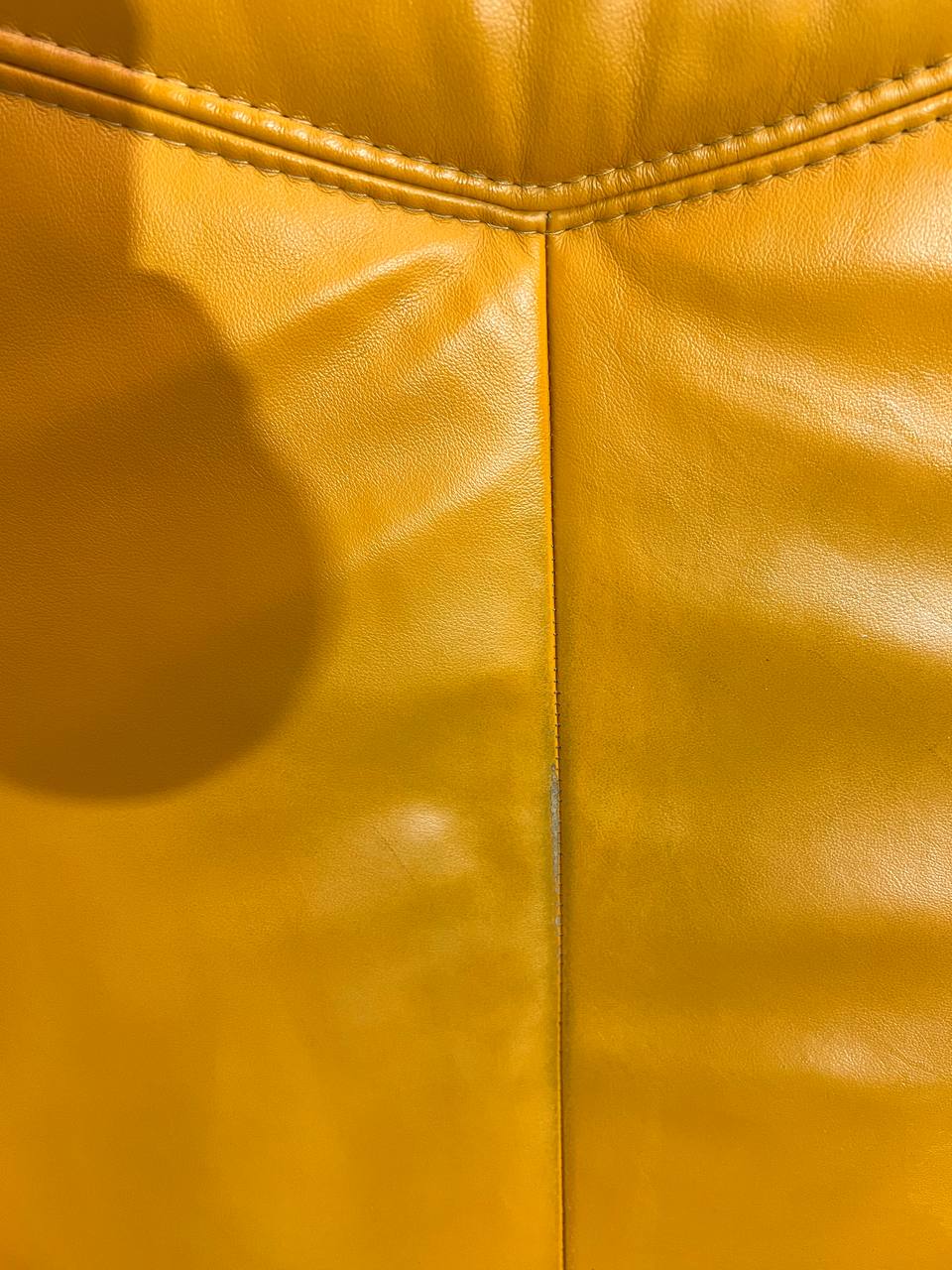 Stressless City Star lenestol med krakk – Oransje skinn | Ekornes | MøbelGlede