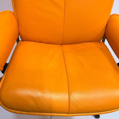 Stressless City Star lenestol m/krakk – Romslig Orange | MøbelGlede