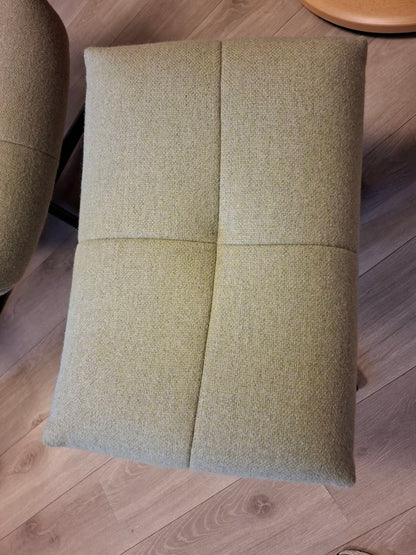 Stressless David (M) lenestol m/krakk i grønn tekstil