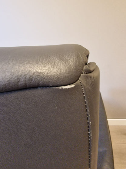 Stressless Dover Power lenestol (M) i grå skinn
