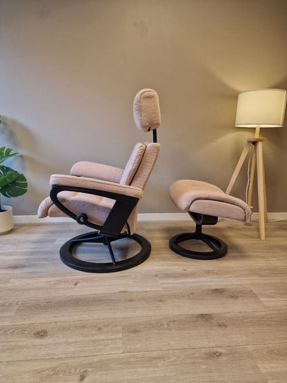 Stressless Erik lenestol m/krakk i Rosa