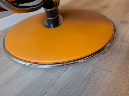 PENT BRUKT | Stressless Jazz (M) lenestol med krakk i oransje - ikonisk modell