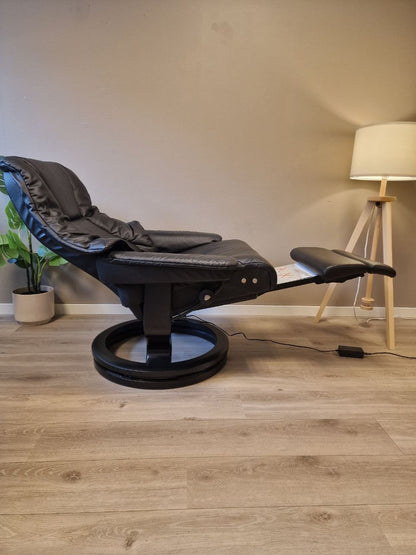 Stressless Live Power lenestol (L) i svart skinn