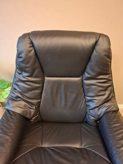 Stressless Live Power lenestol (L) i svart skinn