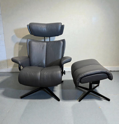 Stressless Magic (M) lenestol med krakk – Nesten som ny | MøbelGlede