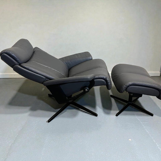 Stressless Magic (M) lenestol med krakk – Nesten som ny | MøbelGlede
