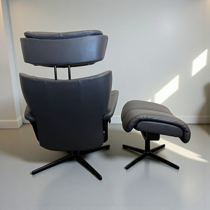 Stressless Magic (M) lenestol med krakk – Nesten som ny | MøbelGlede