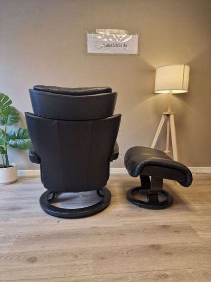 Stressless Magic (M) lenestol m/krakk i svart