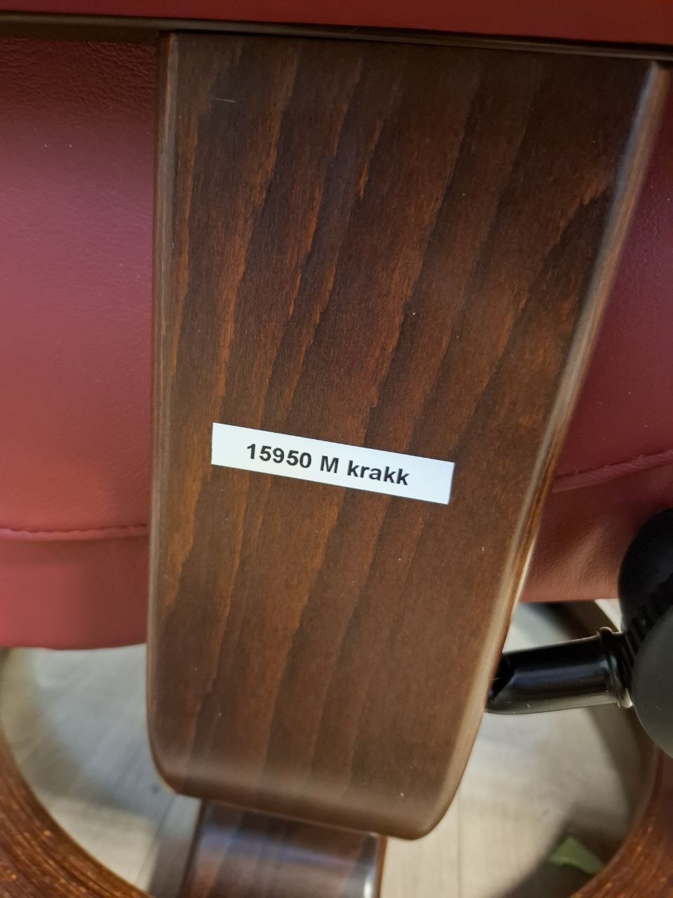Stressless Magic (M) Lenestol med Krakk i Rødt Skinn