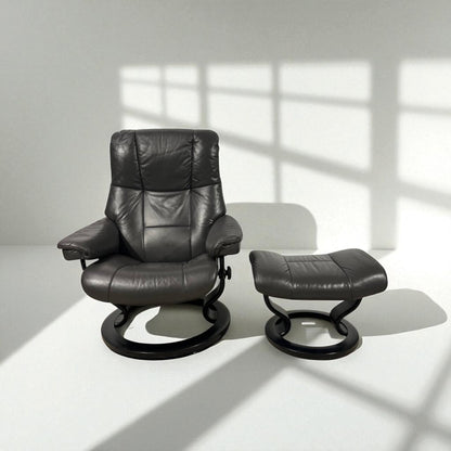 Stressless Mayfair i grått skinn – Kvalitet & Komfort fra Ekornes | MøbelGlede