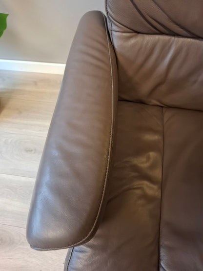 Stressless Memphis lenestol m.krakk i lys brun