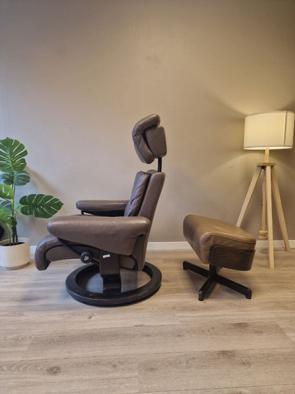 Stressless Memphis lenestol m.krakk i lys brun