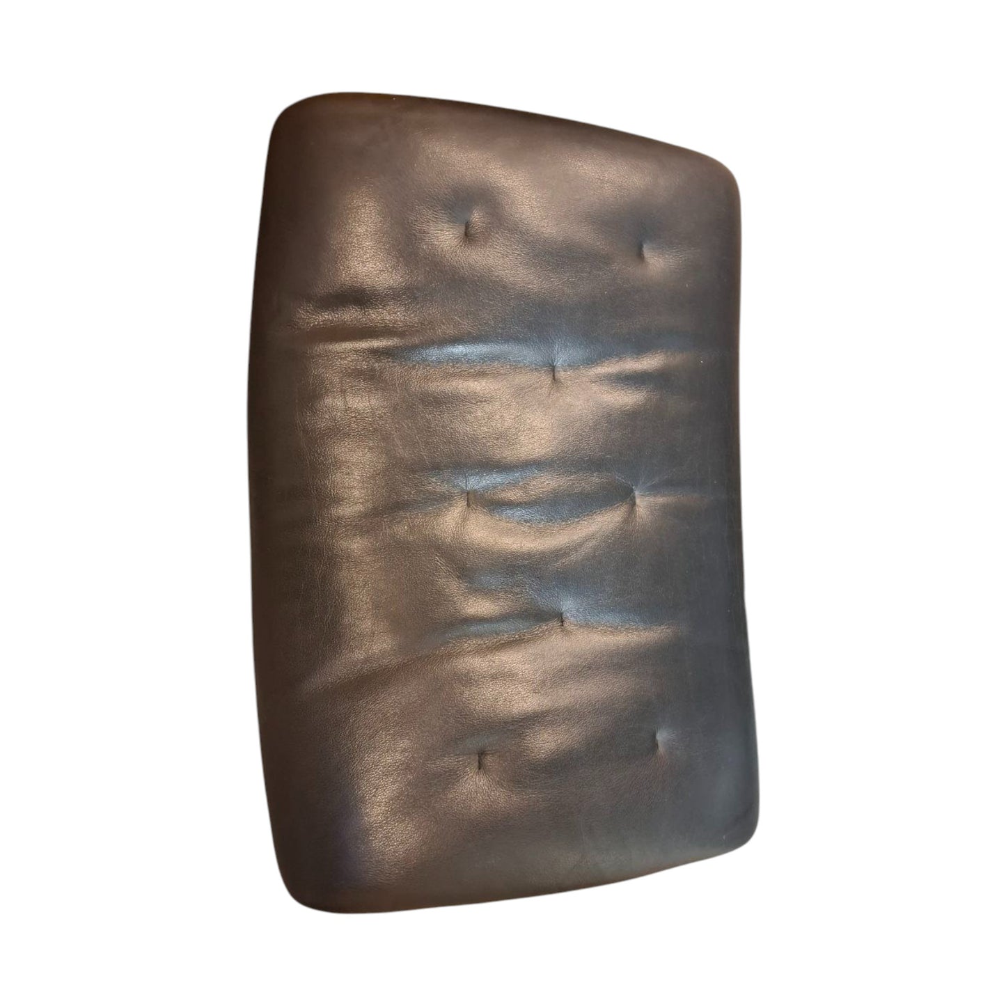 Stressless Metro lenestol med krakk i svart skinn – meget god stand | MøbelGlede