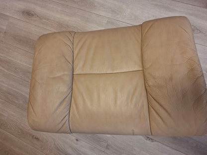Stressless Reno (L) signatur lenestol m/krakk i beige skinn