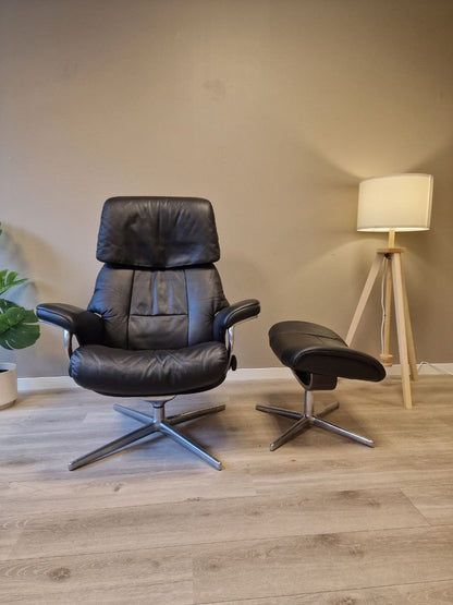 Stressless Ruby lenestol m/krakk i sort