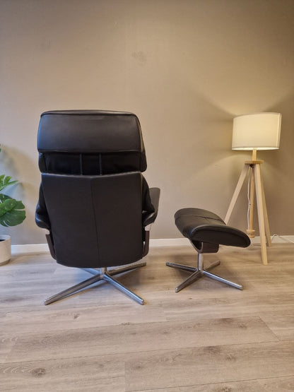 Stressless Ruby lenestol m/krakk i sort