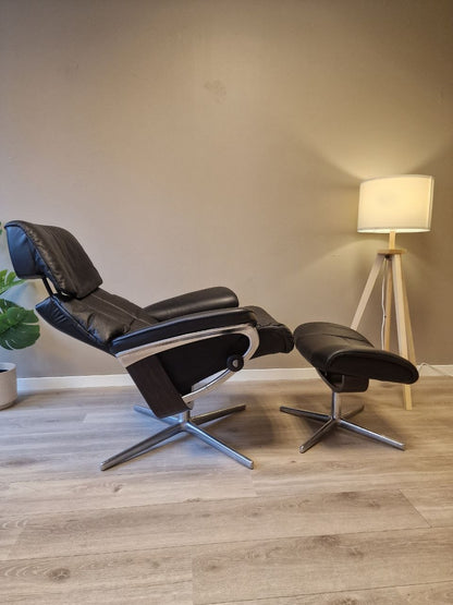 Stressless Ruby lenestol m/krakk i sort