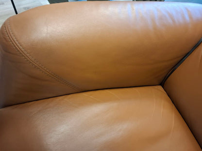 Stressless® Scott motorisert lenestol i cognac skinn