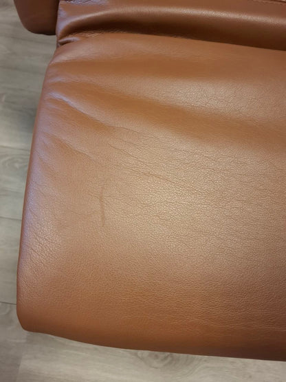 Stressless® Scott motorisert lenestol i cognac skinn