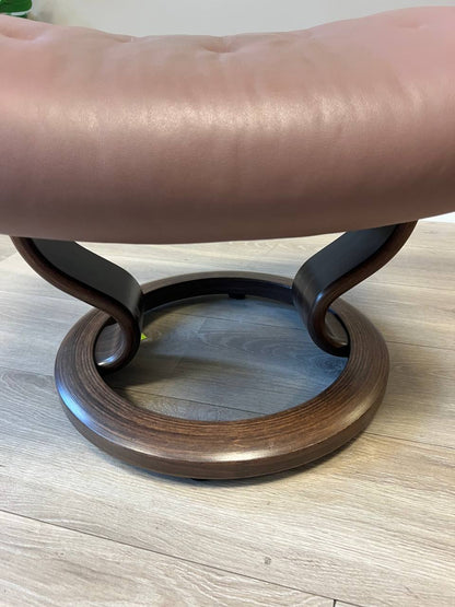 Stressless Skyline (s) lenestol m/krakk i Dusty Rose skinn