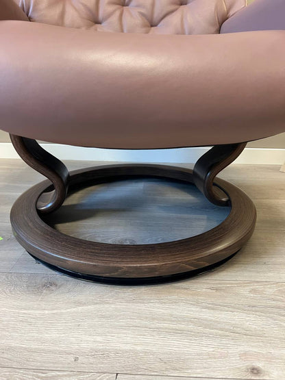 Stressless Skyline (s) lenestol m/krakk i Dusty Rose skinn