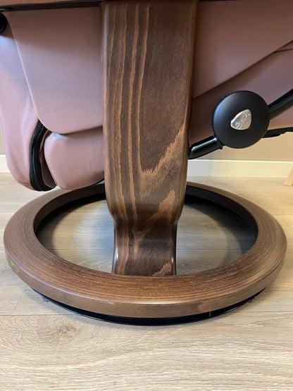 Stressless Skyline (s) lenestol m/krakk i Dusty Rose skinn