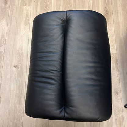 Krakken til Stressless View i svart skinn sett ovenfra