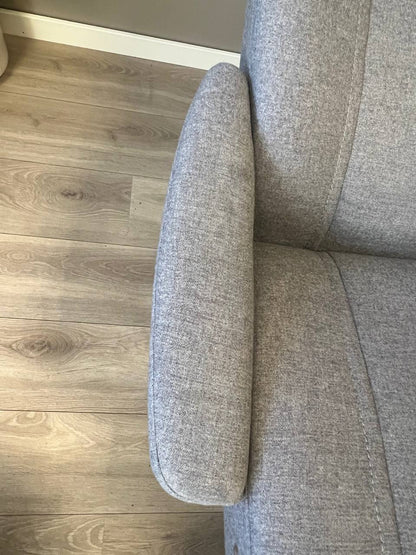 Stressless Wing Power lenestol (M) i grå tekstil