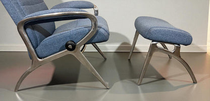 Stressless You James lenestol m/krakk | Blå stoff | MøbelGlede