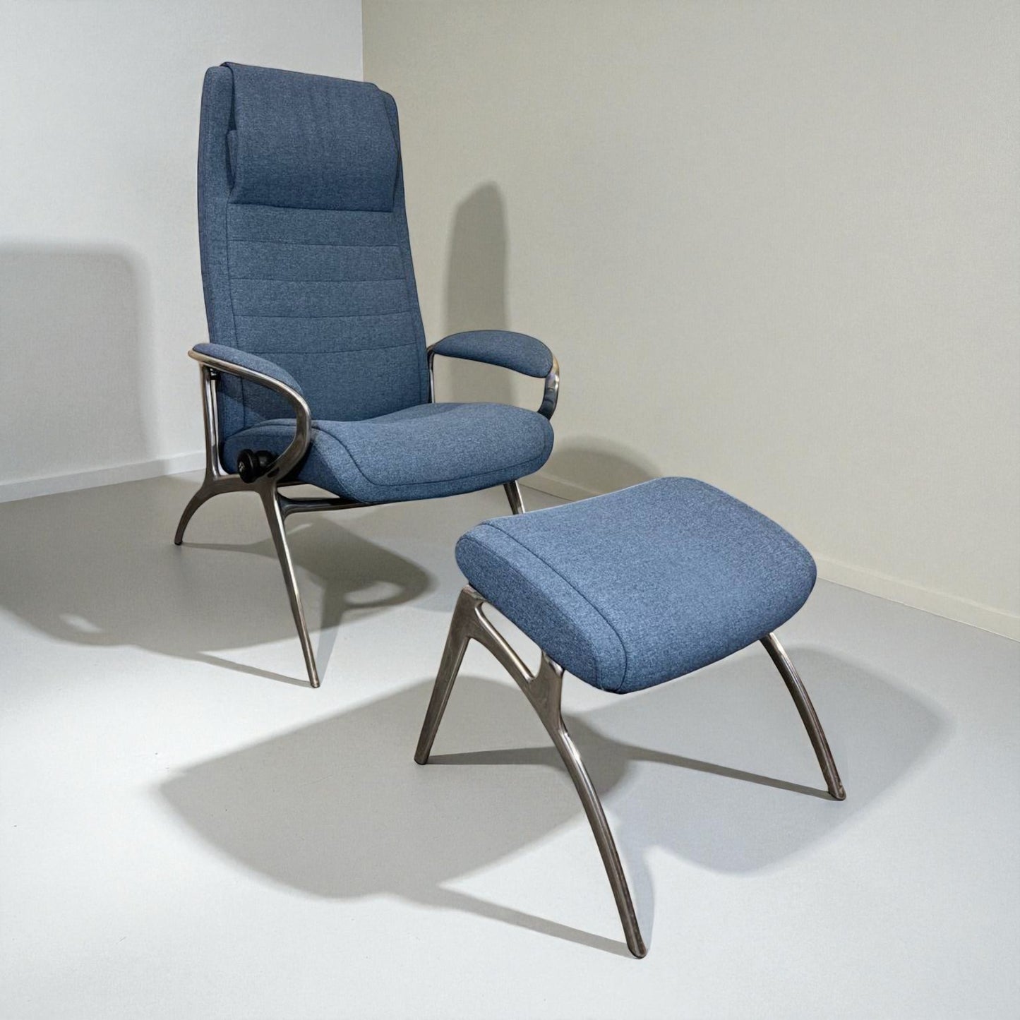 Stressless You James lenestol m/krakk | Blå stoff | MøbelGlede