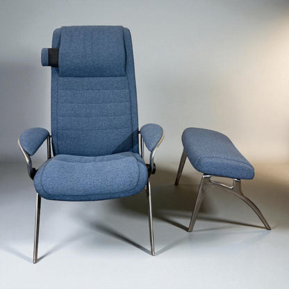 Stressless You James lenestol m/krakk | Blå stoff | MøbelGlede